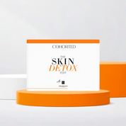 Cohorted, Subscription, Beauty Box, Able Skincare Skin Detox Beauty Box featuring luxury skincare products including moisturiser, hyaluronic serum, retinol serum, eye serum, primer and exfoliator. 