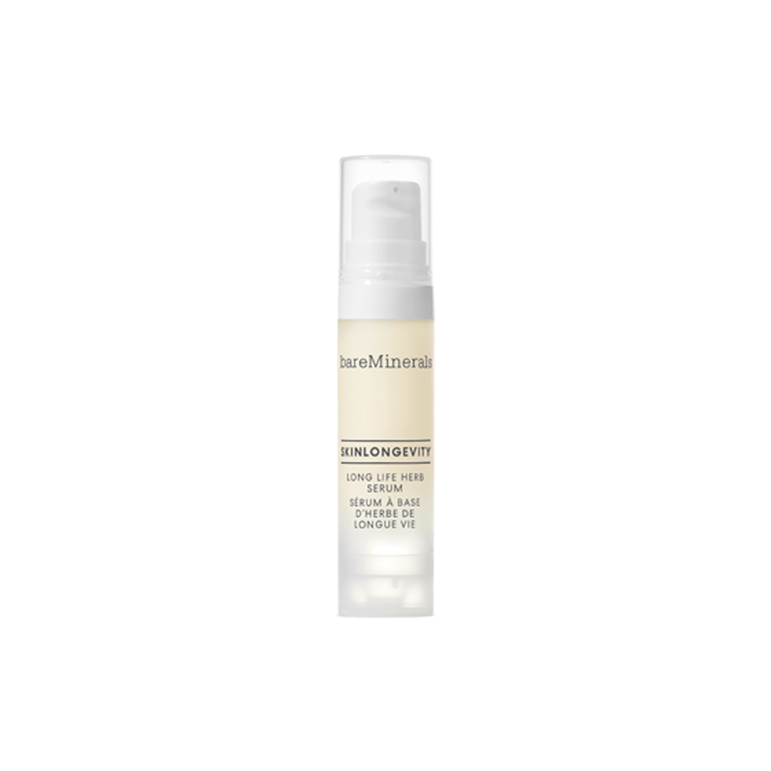 Cohorted, Letterbox, Gifts, Gift, Luxury, Exclusive, Skincare, Cosmetics, Makeup, Beauty, Mindful, Moments, UK, bareMinerals, Skinlongevity long life hearb serum