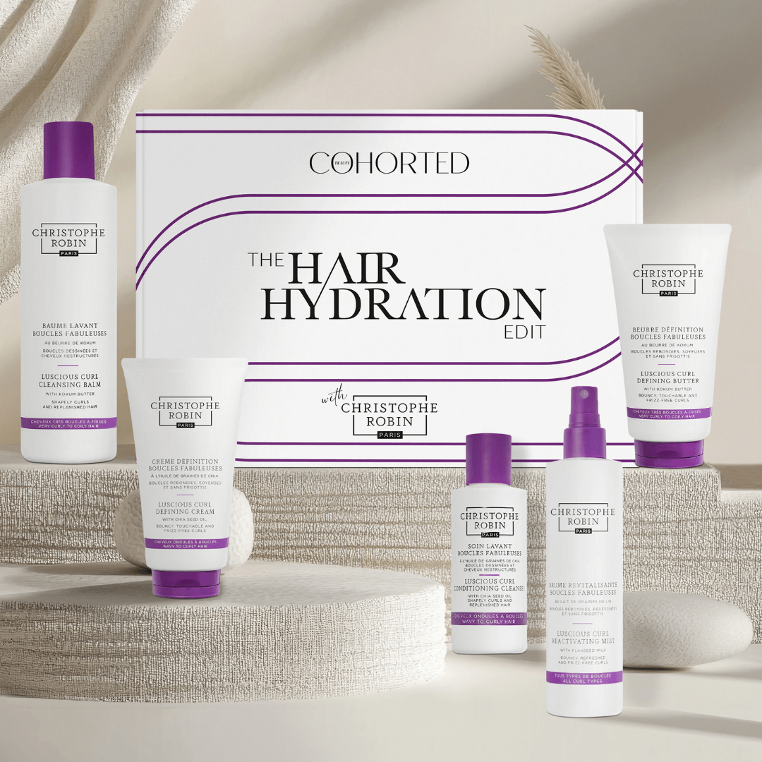 Cohorted Beauty Box UK, Christophe Robin, haircare box, hair hydration, UK, Curls, Gift