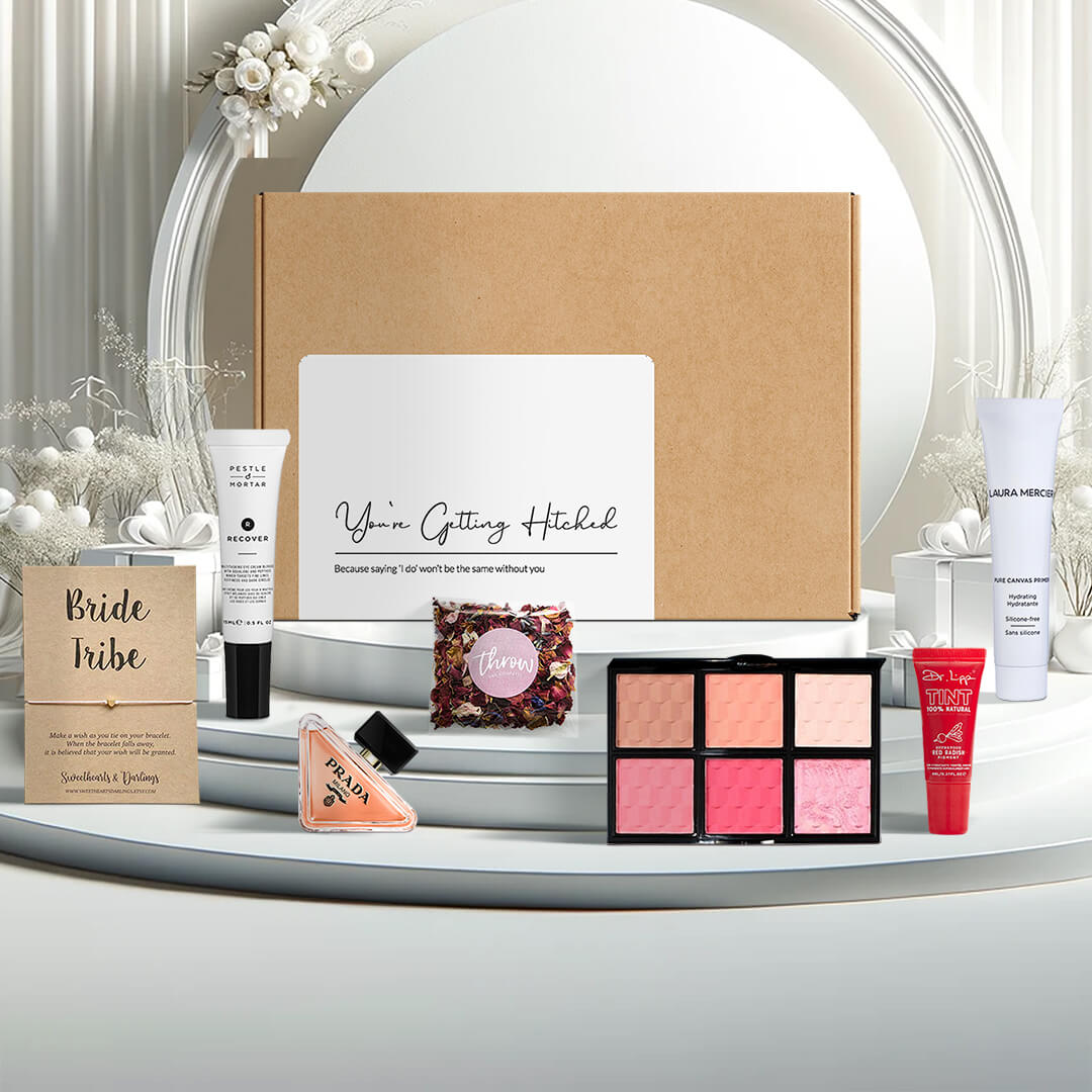 Cohorted, Letterbox, Gifts, Luxury, Beauty, Skincare, Cosmetics, Makeup, Gifts, Gift, Exclusive, Getting, Hitched, Married, Love, Wedding, Pre-wedding gift, 