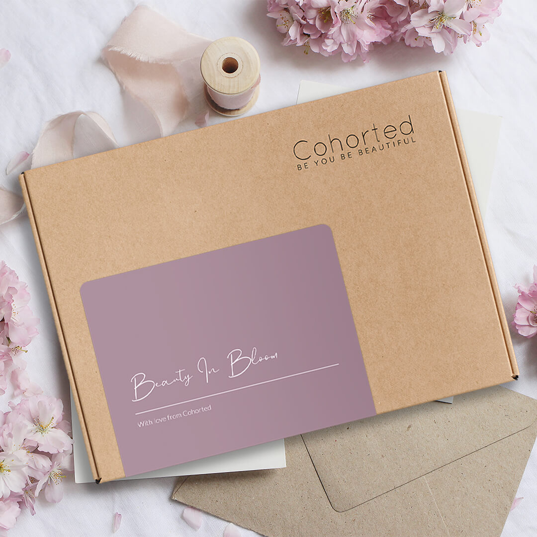 Cohorted, Letterbox, Gifts, Beauty in Bloom, Spring, Makeup, Cosmetics, Skincare, Luxury, One-off box, UK