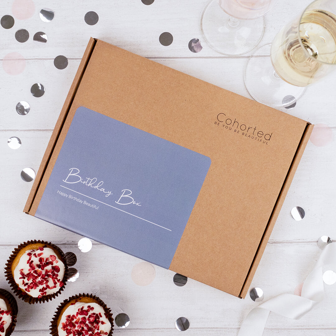 Cohorted, Letterbox, Gifts, Gift, Luxury, Exclusive, Skincare, Cosmetics, Makeup, Beauty, Birthday Box, Happy Birthday